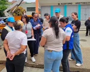 Ejecutivo Nacional coordinó inspección técnica junto a organismos internacionales en campamentos temporales de Caracas