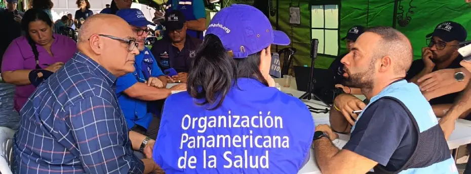 Dr. Carlos Alvarado, lideró una reunión con la Organización Panamericana de la Salud y con la Autoridad Única de Salud del estado La Guaira OPS