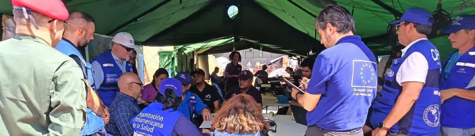 Dr. Carlos Alvarado, lideró una reunión con la Organización Panamericana de la Salud y con la Autoridad Única de Salud del estado La Guaira OPS