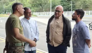 Venezuela despidió a la delegación médica de la India que atendió la contingencia sísmica en La Rinconada