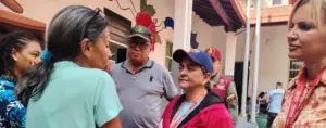 Autoridades de salud inspeccionan campamento transitorio para damnificados por sismo en La Guaira