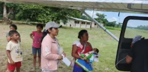 DES evacuó con éxito a dos infantes indígenas en Amazonas