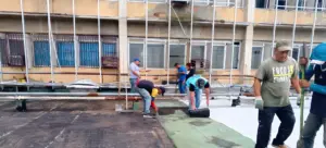 Inician labores de impermeabilización en el techo del Hospital Razetti de Barinas