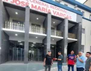 Ministro de Salud supervisó obras de rehabilitación en el Hospital Dr. José María Vargas