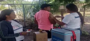 llevan inmunización y atención médica directa a las familias de Zamora en Aragua
