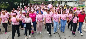 Poder popular y sector salud marcharon en todo el territorio nacional por la detección temprana del cáncer de mama