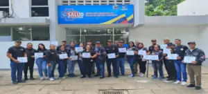 Personal de seguridad recibió certificados de formación y capacitación